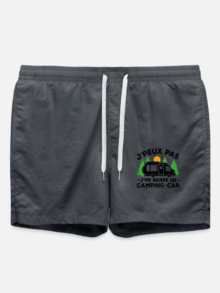 Je Peux Pas Je Me Barre En Camping-car - Short de bain - charbon