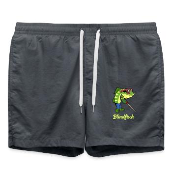 Blind fish - Swim Trunks - anthracite - Front - AI Model Male 185 light (185cm)