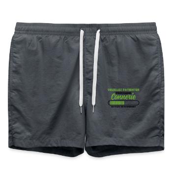 Prochaine Connerie En Cours Chargement - Short de bain - charbon - Devant - AI Model Male 185 light (185cm)