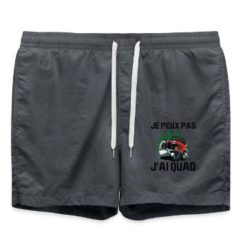 Je Peux Pas J'ai Quad - Short de bain - charbon - Devant - AI Model Male 185 light (185cm)
