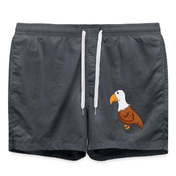 Aigle - Short de bain - charbon - Devant - AI Model Male 185 light (185cm)