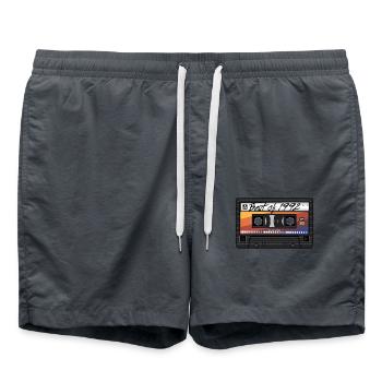 Best Of 1992 Mixtape Cassette 90s Party Mix - Short de bain - charbon - Devant - AI Model Male 185 light (185cm)