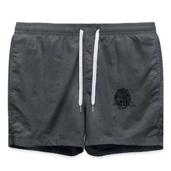 Dessin d’un rat - Short de bain - charbon - Devant - AI Model Male 185 light (185cm)