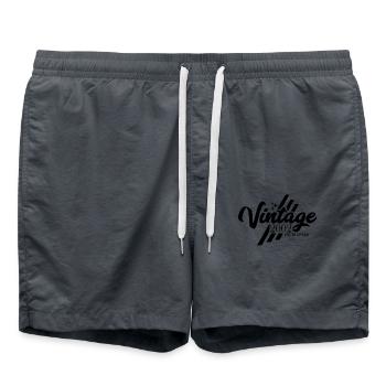 Birthday Gifts Year of Birth 2002 - Swim Trunks - anthracite - Front - AI Model Male 185 light (185cm)