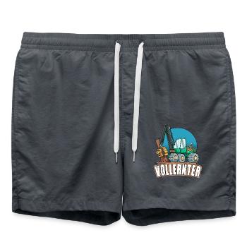 Vollernter - Badeshorts - Anthrazit - Vorne - AI Model Male 185 light (185cm)