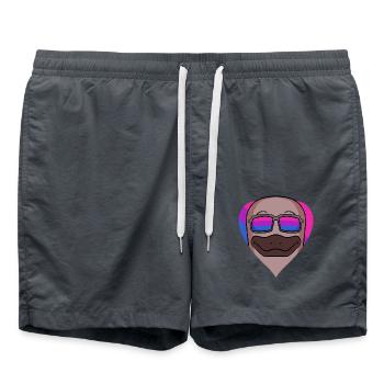 Cadeau d’ornithorynque bisexuel - Short de bain - charbon - Devant - AI Model Male 185 light (185cm)