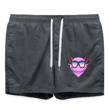 Transgenre Transsexuel Axolotl Cadeau - Short de bain - charbon - Devant - AI Model Male 185 light (185cm)