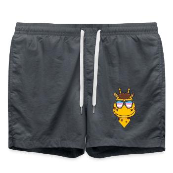 Transgender Transsexual Giraffe Gift - Swim Trunks - anthracite - Front - AI Model Male 185 light (185cm)