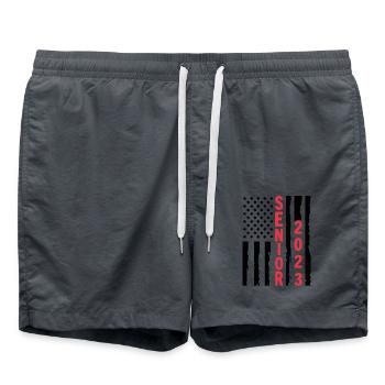 Senioren 2023 - Badeshorts - Anthrazit - Vorne - AI Model Male 185 light (185cm)