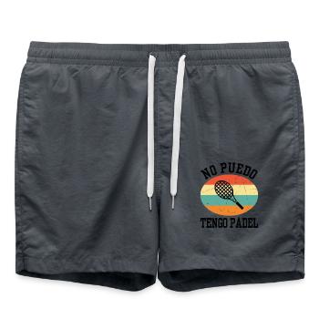 Je Peux Pas J'ai Padel - Short de bain - charbon - Devant - AI Model Male 185 light (185cm)
