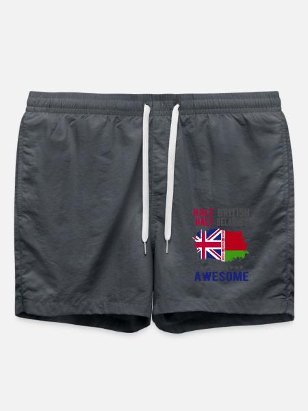 Half British Half Belarusian - Swim Trunks - anthracite