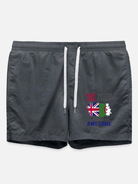 Half British Half Albanian - Swim Trunks - anthracite