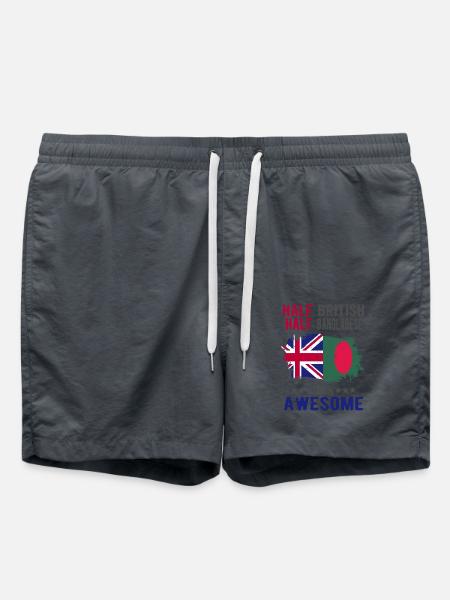 Half British Half Bangladeshi - Swim Trunks - anthracite