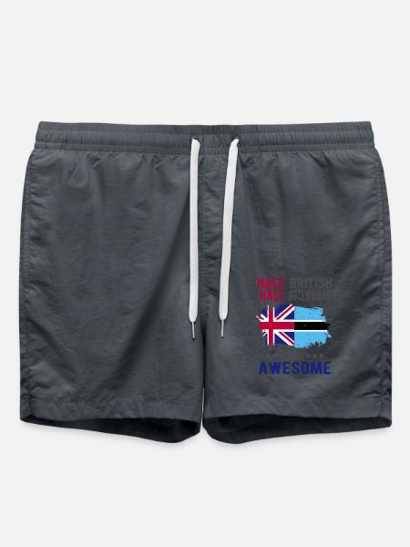 Half British Half Batswana - Swim Trunks - anthracite