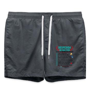 L'adieu Du Célibataire - Short de bain - charbon - Devant - AI Model Male 185 light (185cm)