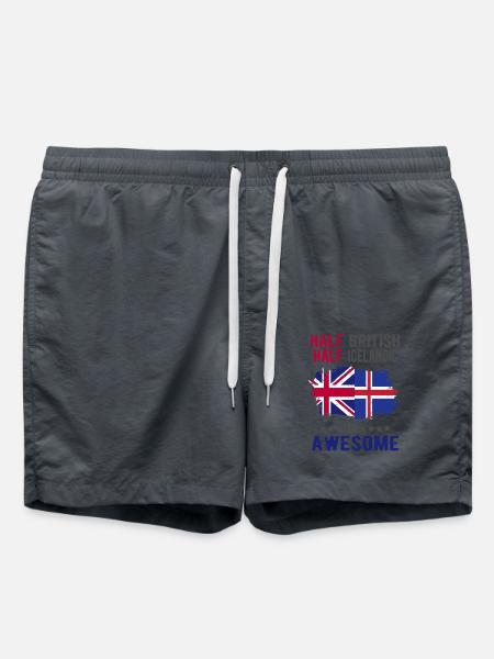 Halb Brite Halb Isländer - Badeshorts - Anthrazit