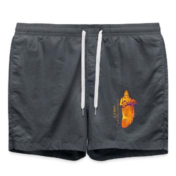 Déesse de la moisson - Cérès - Short de bain - charbon - Devant - AI Model Male 185 light (185cm)