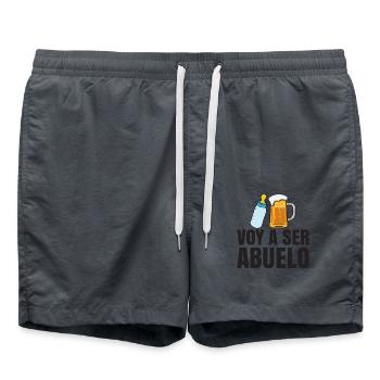 Je Vais Être Un Grand-père - Short de bain - charbon - Devant - AI Model Male 185 light (185cm)