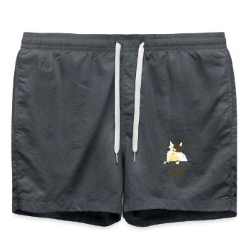 Je n’ai pas besoin de thérapie, juste des chatons chatons - Short de bain - charbon - Devant - AI Model Male 185 light (185cm)