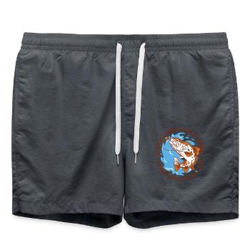 Pêche Hameçons Pêche Pêche Pêche Pêcheurs à la ligne - Short de bain - charbon - Devant - AI Model Male 185 light (185cm)
