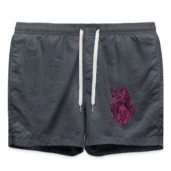 Déesse viking de l’amour Freya - Short de bain - charbon - Devant - AI Model Male 185 light (185cm)
