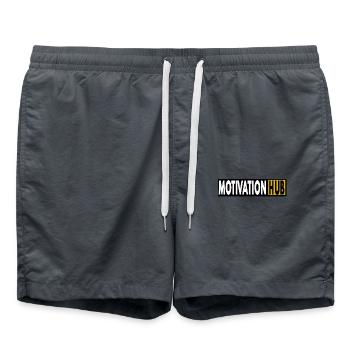 Motivation HUB - Short de bain - charbon - Devant - AI Model Male 185 light (185cm)