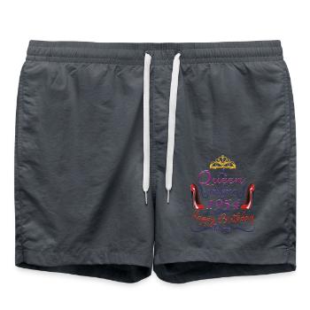 1954 70th Birthday For Women Queen 70 Years Old - Swim Trunks - anthracite - Front - AI Model Male 185 light (185cm)
