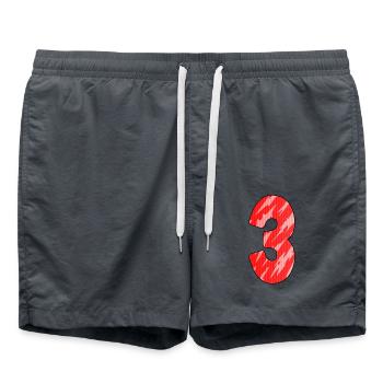 3 - Swim Trunks - anthracite - Front - AI Model Male 185 light (185cm)
