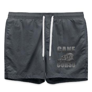Cane Corso - Badeshorts - Anthrazit - Vorne - AI Model Male 185 light (185cm)