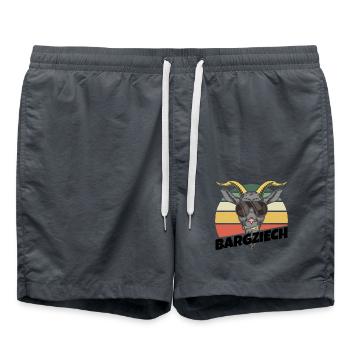 Bergziege Erzgebirge Sachsen Wandern - Badeshorts - Anthrazit - Vorne - AI Model Male 185 light (185cm)