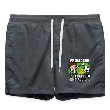 Befördert Zu Big Brother Fußballspieler - Badeshorts - Anthrazit - Vorne - AI Model Male 185 light (185cm)