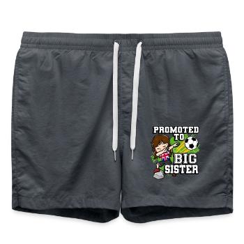 Promu à Big Sister Soccer Player United - Short de bain - charbon - Devant - AI Model Male 185 light (185cm)