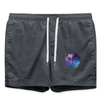 Drachen Fleck Tierkreiszeichen - Badeshorts - Anthrazit - Vorne - AI Model Male 185 light (185cm)