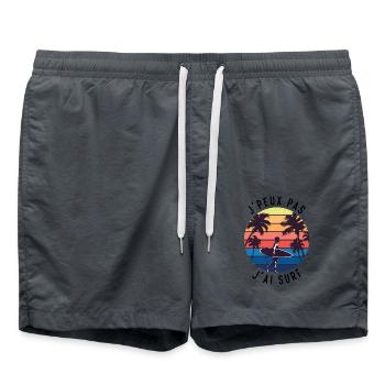 Je peux pas j'ai surf - Short de bain - charbon - Devant - AI Model Male 185 light (185cm)