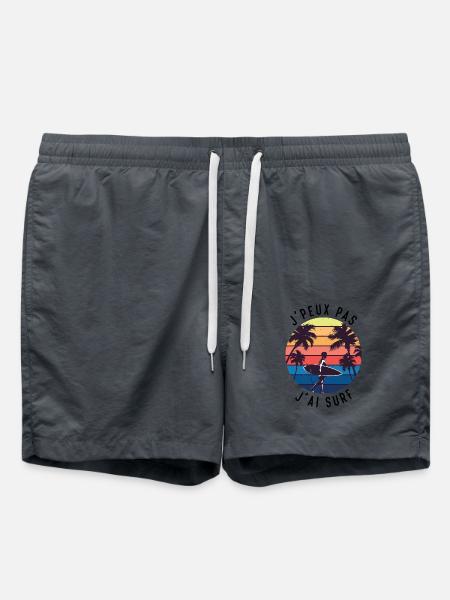 Je peux pas j'ai surf - Short de bain - charbon