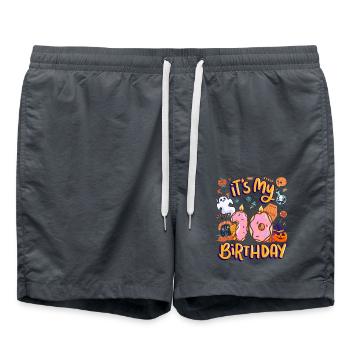 C’est mon donut de pâtisserie de 10 ans Halloween - Short de bain - charbon - Devant - AI Model Male 185 light (185cm)