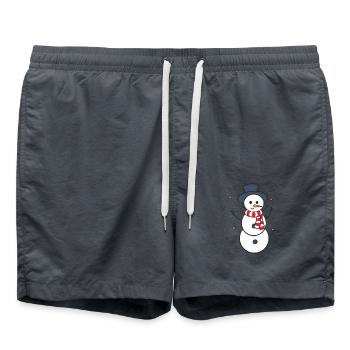 Bonhomme de neige - Short de bain - charbon - Devant - AI Model Male 185 light (185cm)