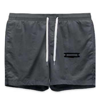 Egypt Ancient Symbol Canal - Swim Trunks - anthracite - Front - AI Model Male 185 light (185cm)