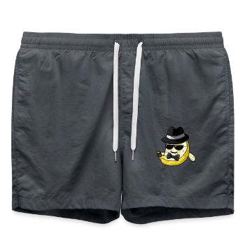Banana Mafia Gangster Lunettes de soleil Noeud papillon - Short de bain - charbon - Devant - AI Model Male 185 light (185cm)