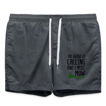 Entretien de la pelouse tondre la pelouse - Short de bain - charbon - Devant - AI Model Male 185 light (185cm)