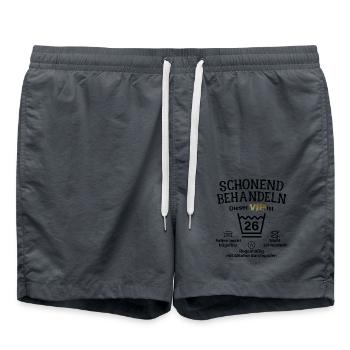 26. Geburtstag Schonend Behandeln 26 VIP ist 26 - Badeshorts - Anthrazit - Vorne - AI Model Male 185 light (185cm)