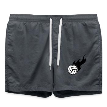 Volleyball - Swim Trunks - anthracite - Front - AI Model Male 185 light (185cm)