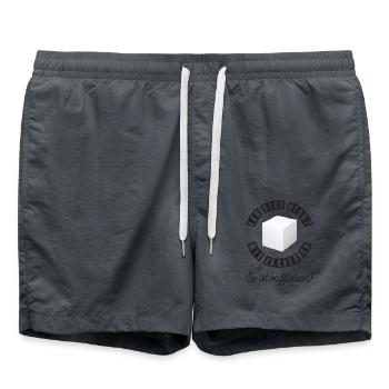 Leg Dich nicht mit Zucker an er ist raffiniert - Badeshorts - Anthrazit - Vorne - AI Model Male 185 light (185cm)