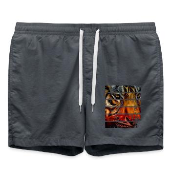 Tigre - Short de bain - charbon - Devant - AI Model Male 185 light (185cm)