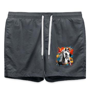 Cheval - Short de bain - charbon - Devant - AI Model Male 185 light (185cm)