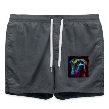 Cane Corso für einen Cane Corso Besitzer - Badeshorts - Anthrazit - Vorne - AI Model Male 185 light (185cm)