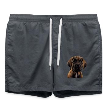 Great Dane Great Dane Dog Dogs Great Dane - Swim Trunks - anthracite - Front - AI Model Male 185 light (185cm)