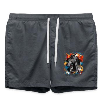 Cheval - Short de bain - charbon - Devant - AI Model Male 185 light (185cm)