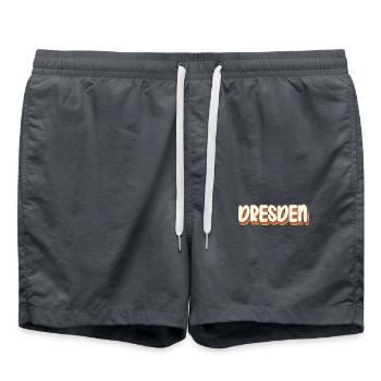 Dresdnerin Dresdner Dresde - Short de bain - charbon - Devant - AI Model Male 185 light (185cm)