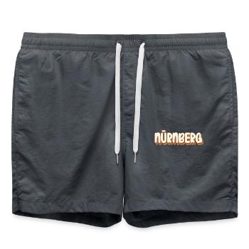 Nürnbergerin Nürnberger Nürnberg - Badeshorts - Anthrazit - Vorne - AI Model Male 185 light (185cm)